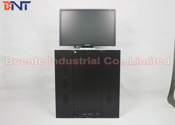 22 ίντσας αργιλίου μηχανοποιημένος LCD ανελκυστήρας επιτροπής κραμάτων βουρτσισμένος με την κεντρική αγκίδα ελέγχου RS232