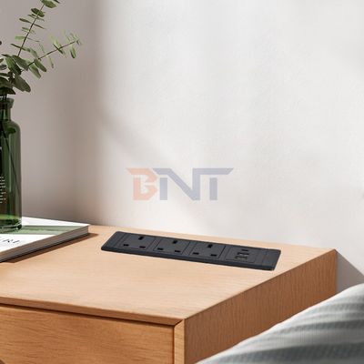 3UK Outlets Desktop Πολυλειτουργικές πρίζες με ηλεκτρική πρίζα 3AC και πρίζες φόρτισης 2*USB A+1*USB C