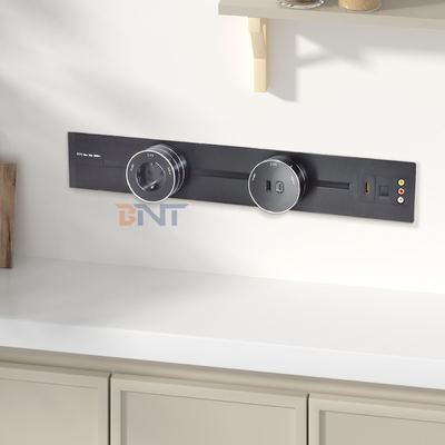 Νέος Αφαιρούμενος Δορυφορικός Διασύνδεσης Ασθενούς Ρεύματος Βολικό Επιτοίχιο Πολυ-πρίζο Ράγα Πρίζας