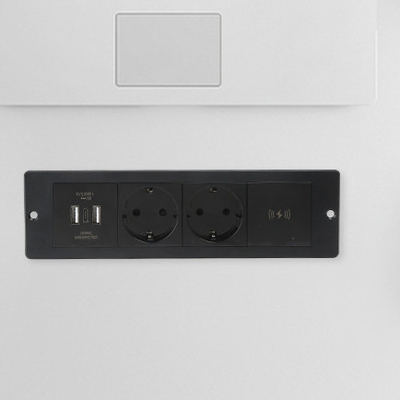 Καυτή πώληση Ενσωματωμένη 3EU Standard Power ασύρματη πρίζα φόρτισης 5A Σημαντικό ρεύμα πλέγματα γραφείου / καναπέ / ξενοδοχείου / μπαρ / αίθουσας συνεδριάσεων S