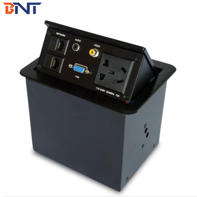 Αίθουσα συνεδριάσεων AV Desktop Power Pop Up Sockets με Audio / Video / VGA