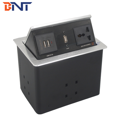 Συνεδριακό Πνευματικό Τραπέζι Pop Up Plug Socket Box με σύνδεσμο μικροφώνου