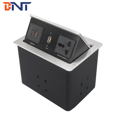 Συνεδριακό Πνευματικό Τραπέζι Pop Up Plug Socket Box με σύνδεσμο μικροφώνου