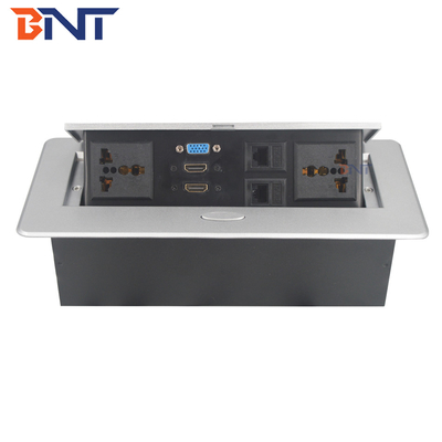 220V Square Desktop Pop Up Plug Zinc Alloy για τροφοδοσία υπολογιστών