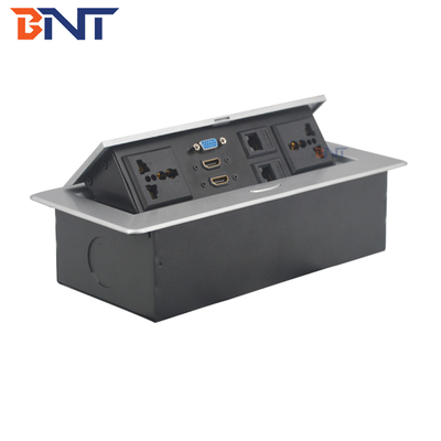 220V Square Desktop Pop Up Plug Zinc Alloy για τροφοδοσία υπολογιστών