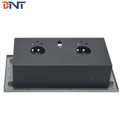 Κρυμμένο 3.5 Audio Desk Pop Up Sockets Μαύρο Ματ, Σημείο τροφοδοσίας για τραπεζομάντιλο