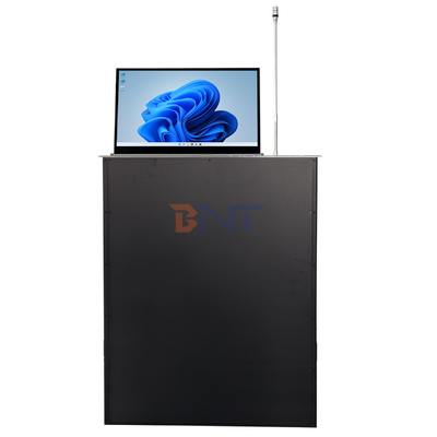 Διανοητική επιφάνεια LCD οθόνης LCD οθόνης ανύψωσης γρήγορης ανύψωσης ενσωματωμένο μικρόφωνο για συνέδρια