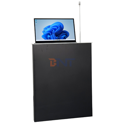 Διανοητική επιφάνεια LCD οθόνης LCD οθόνης ανύψωσης γρήγορης ανύψωσης ενσωματωμένο μικρόφωνο για συνέδρια