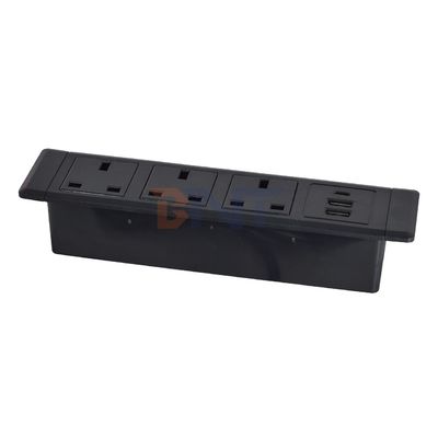 3UK Outlets Desktop Πολυλειτουργικές πρίζες με ηλεκτρική πρίζα 3AC και πρίζες φόρτισης 2*USB A+1*USB C