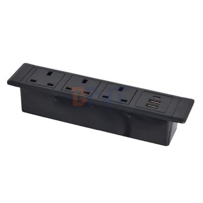 3UK Outlets Desktop Πολυλειτουργικές πρίζες με ηλεκτρική πρίζα 3AC και πρίζες φόρτισης 2*USB A+1*USB C