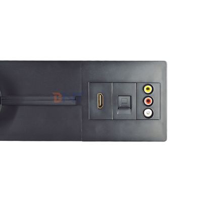 Νέος Αφαιρούμενος Δορυφορικός Διασύνδεσης Ασθενούς Ρεύματος Βολικό Επιτοίχιο Πολυ-πρίζο Ράγα Πρίζας