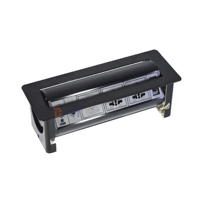 Πολυμέσα Περιστρεφόμενη Πρίζα Γραφείου/Αναδιπλούμενη Πρίζα Τραπεζιού/Πρίζα Ρεύματος Επιτραπέζιας Διάταξης/Πρίζα Τοποθετημένη σε Πάνελ Τραπεζιού Συνεδριάσεων