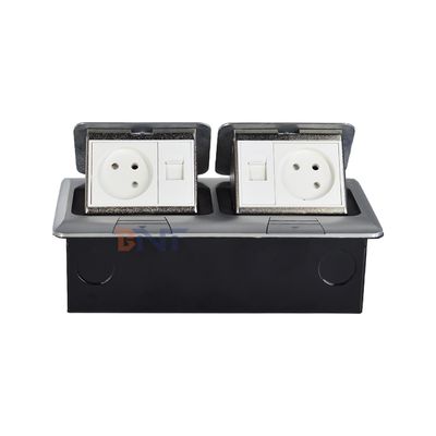 ODM/OEM Αδιάβροχο Κρυμμένο Τύπο Pop-Up Κουτί Σημείο Υπογείου Ισραήλ Πρότυπο 2 Σημεία AC Σημεία γείωσης