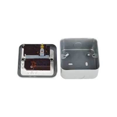 Πίνακας πρίζας τοίχου νέου τύπου UK Power Standard με έλεγχο διακόπτη On/Off